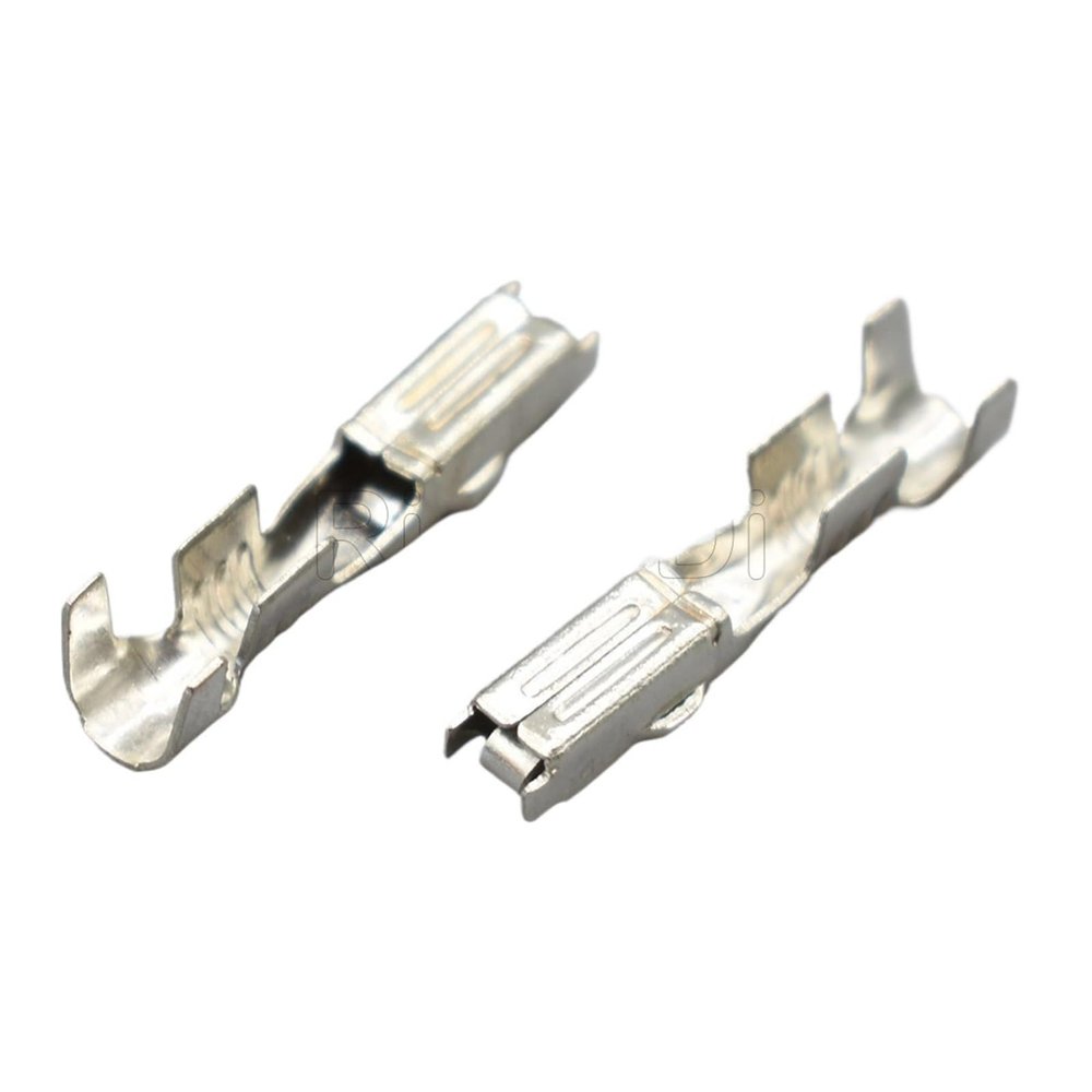 100Pcs Brass Pre-tin Plated Female Crimp Terminals Splice Pins Fit Compatible TE Econoseal III D-N-O Connectors 171662-1
