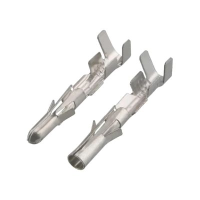 50-200Pcs 02092103 Auto Wiring Terminal Fit Compatible Elcetric G338 G405 Crimp Loose Pins Loose p/Lug Socket DJ222C-2.3B DJ212C-2.3B(Male Terminal,Package 50Pcs)