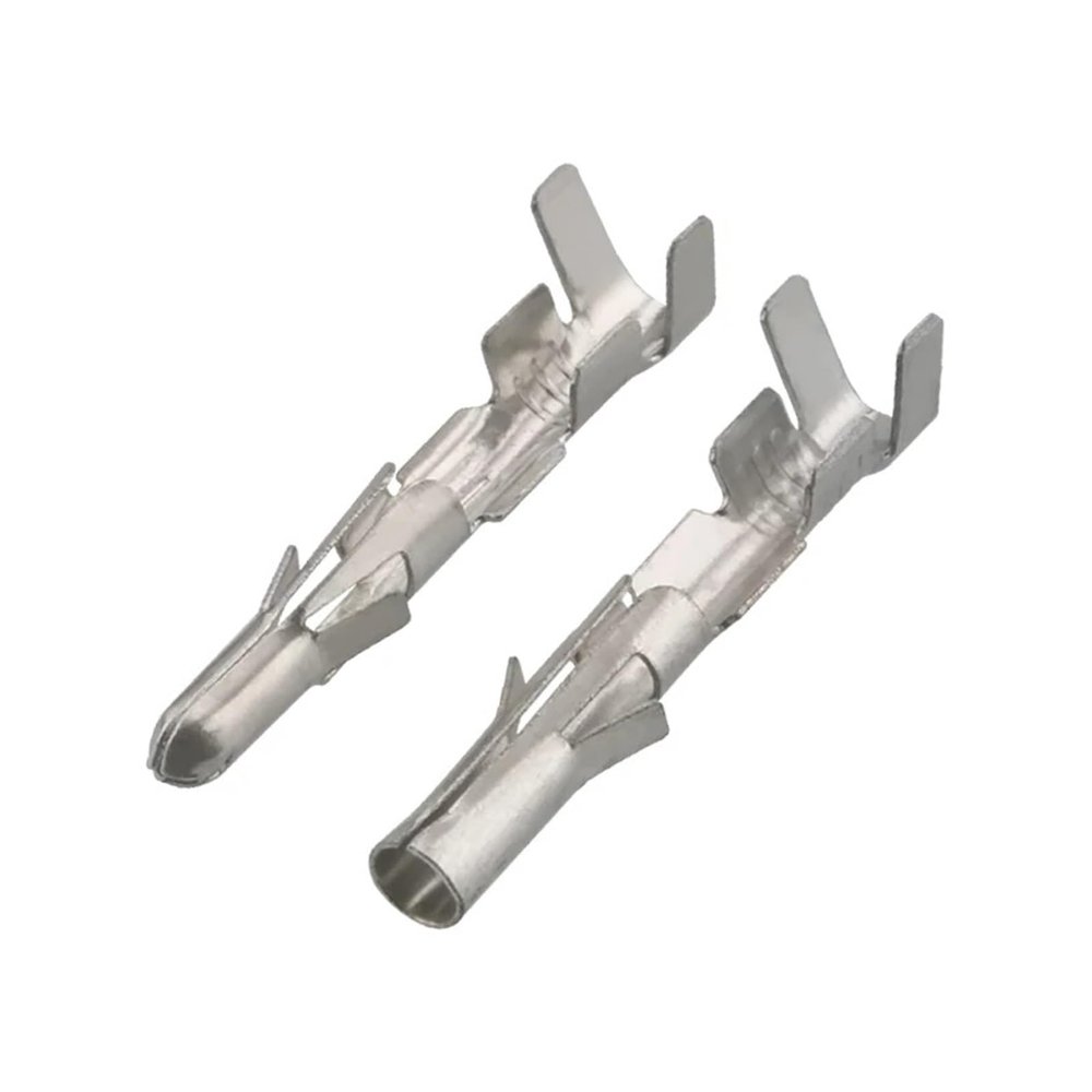 50-200Pcs 02092103 Auto Wiring Terminal Fit Compatible Elcetric G338 G405 Crimp Loose Pins Loose p/Lug Socket DJ222C-2.3B DJ212C-2.3B(Male Terminal,Package 50Pcs)