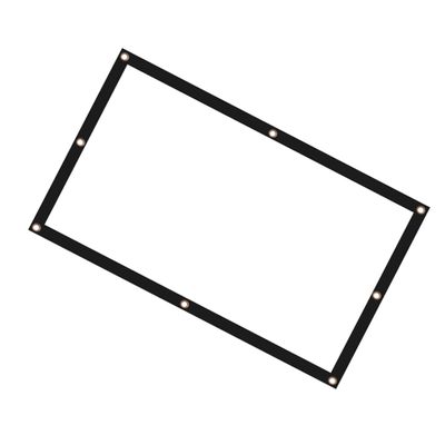MOLUCKFU Portable Projector Screen High End Fiber Easy Assembly for Home Office Theater