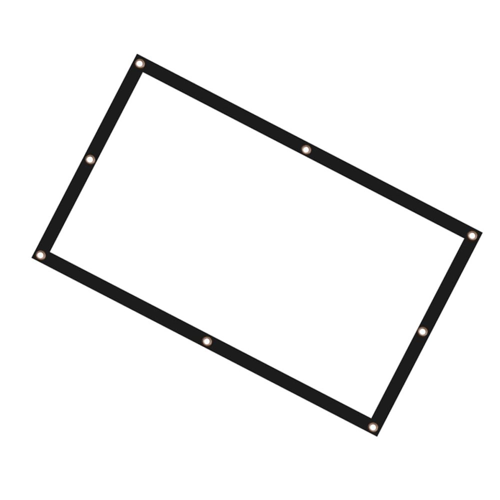 MOLUCKFU Portable Projector Screen High End Fiber Easy Assembly for Home Office Theater