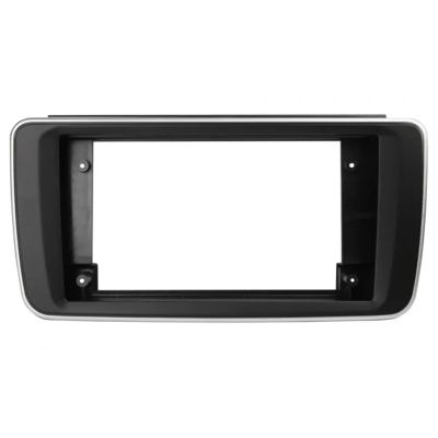JTLCXNRN 9 Inch Car Fascia Radio Panel Compatible for Nissan Leaf 2018+ Dash Kit Install Facia Console GPS Bezel Adapter 9inch Plate Trim Cover