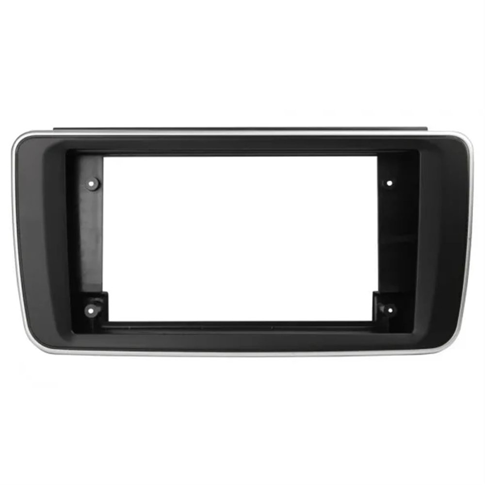 JTLCXNRN 9 Inch Car Fascia Radio Panel Compatible for Nissan Leaf 2018+ Dash Kit Install Facia Console GPS Bezel Adapter 9inch Plate Trim Cover