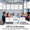 G7R Receiver Only- Extra/Replacement RX for Portable Wireless HDMI Pro, Cannot be Used Alone, Support Stream to Multi-Screen HDTV/Monitor Wirelessly view 4