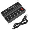 12 Port USB Charging Station 60W Total Power Multi Device Charger with Safety Protection Compact Design for Family Travel Phone Tablet Simultaneous Charging view 1