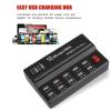 12 Port USB Charging Station 60W Total Power Multi Device Charger with Safety Protection Compact Design for Family Travel Phone Tablet Simultaneous Charging view 4