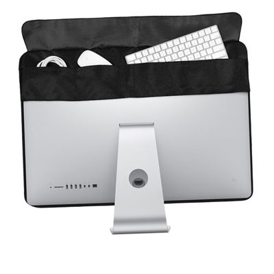 HOMOCONO Polyester Computer Monitor Cover Protector Lcd Screen Dust Cover for Work Vacation