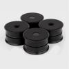 LEOSP 4Pcs HiFi Audio Speakers Amplifier Chassis Beads Anti-Shock Absorber Foot Pad Feet Pads Vibration Absorption Stands(Black) view 1
