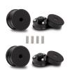 LEOSP 4Pcs HiFi Audio Speakers Amplifier Chassis Beads Anti-Shock Absorber Foot Pad Feet Pads Vibration Absorption Stands(Black) view 2