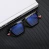ZogCowy Blue Light Blocking Glasses, TR90 Rectangle Computer Glasses With Anti Eyestrain & UV Glare Protection (Black) view 3