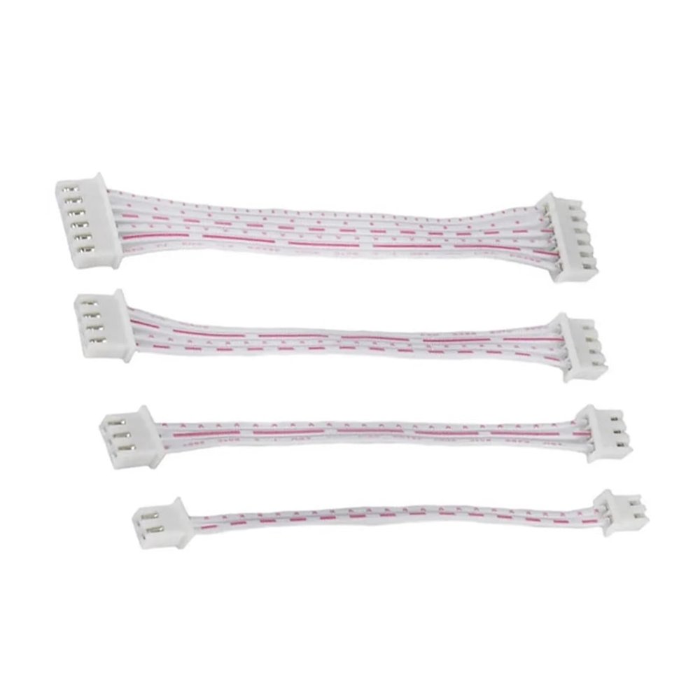 ACGTUY 10PCS 2.54mm XH2.54 Female Connector Terminal Cable 10cm 20cm 30cm 2p 3p 4p 5p 6p 7p 8p 9p 10p 11p12p Single/Double Head Wire(20CM,Double Head_7P)