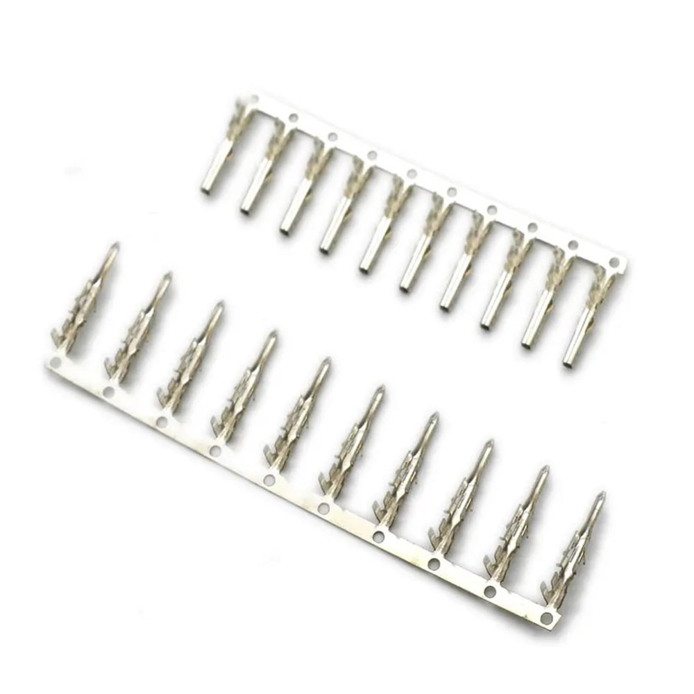 Chunsu Tinned Plated 5559 and 5557 ATX/EPS PCI-E Plated Crimp Pins for ATX/GPU/CPU/PCIE Cable DIY 100sets(Long Leg 5557)