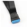 Chunsu Mainboard 19Pin/20Pin USB 3.0 Y Splitter Extension Cable Female to Male Motherboard 20Pin Front Panel Cable Adapter-12cm view 3