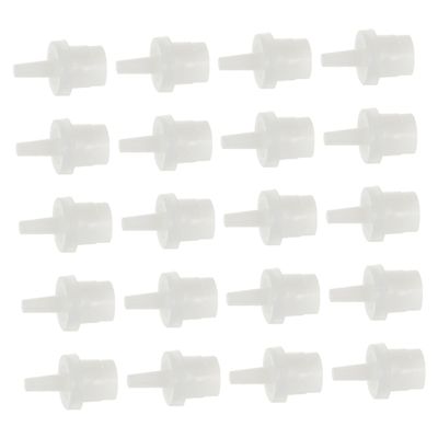 50Pcs Eyelash Glue Bottle Plugs, Lash Adhesive Nozzle Caps, PC Material