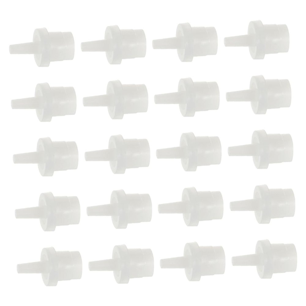 50Pcs Eyelash Glue Bottle Plugs, Lash Adhesive Nozzle Caps, PC Material