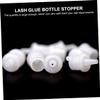 50Pcs Eyelash Glue Bottle Plugs, Lash Adhesive Nozzle Caps, PC Material view 2