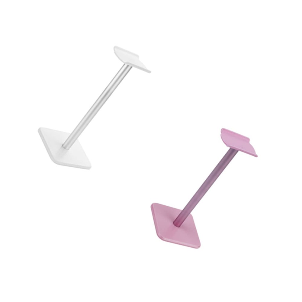 MUSISALY Detachable Headphone Stand Holder Space-saving Pink Headset Bracket for Organized Desktop Stable Support for Headphones Modern Design for Home Office Use