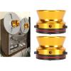 10 Inch NAB Hub Adapters with Professional Polished Aluminum Alloy, No Loosening, Studer Universal Loading Device for Akai, (Gold) view 2