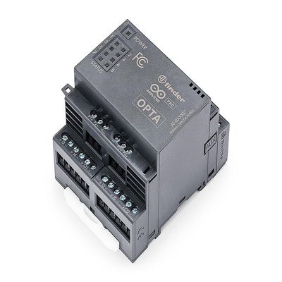 Arduino Pro Opta EXT A0602 [AFX00007] - Analog Expansion Module for Micro PLC | 6 Programmable Inputs, 2 Outputs, 4 PWM Channels | IoT & Automation Ready | Arduino Cloud & PLC IDE Compatible