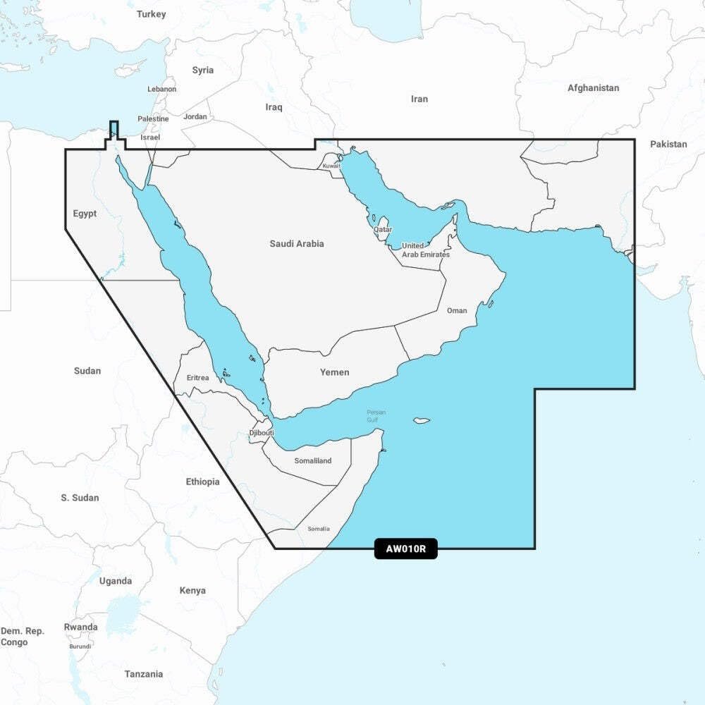 GARMIN CARTO - 010-C1229-20 - The Gulf & RED SEA GARMIN NAVIONICS