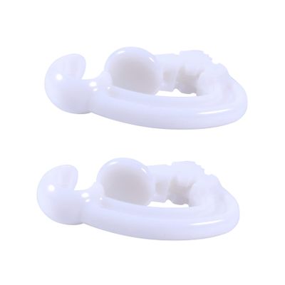 jojofuny 2pcs Earphone Holder Clips for Cordless Earbuds Compatible Material Unique Ear Clip Design for Sports and Daily Use