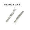 50Pcs 1/1.5/1.8/2.2/2.8/3.5mm Male Female Auto Crimping Wire Terminal(DJ616A-2.8) view 2