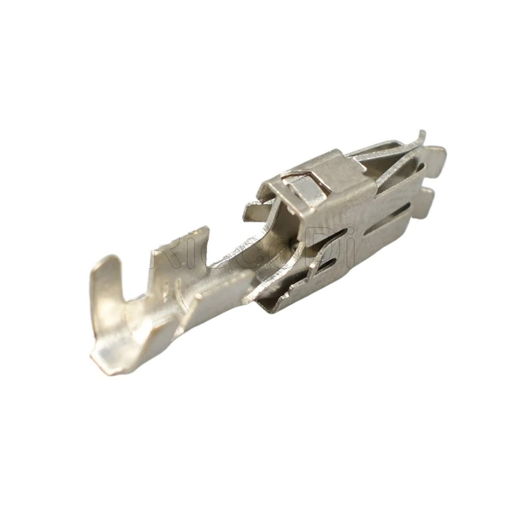 20/50Pcs 6.3mm Series Automotive Car Splices Wire Terminal Non-Insulated Male Female Crimp Terminals DJ6218B-E6.3B DJ6116-6.3C(Female Terminal,100Pcs)