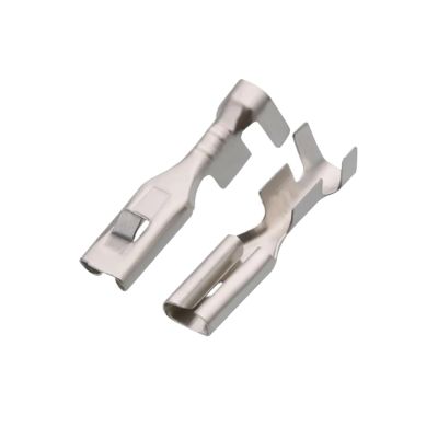 100Pcs 2.8mm Female H62 Brass Tinned Automotive Terminal Terminal DJ621-A2.80.5A(Tin Plated)