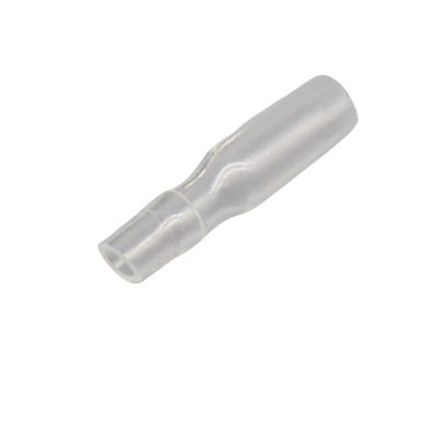 100-1000Pcs 4 Bulet Terminal Car Electrical Wire Connector Diameter 4mm Pin Terminals and Rubber Sleeve in Tin Plated Or Brass(Female Sleeve,500Pcs)