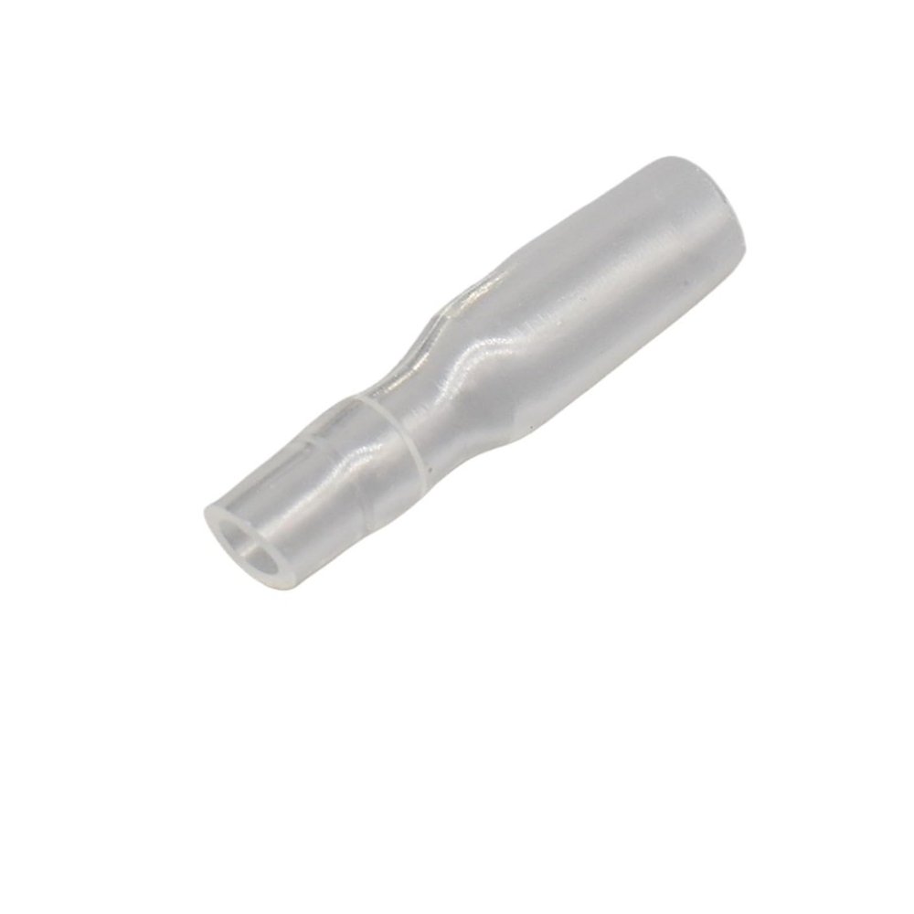 100-1000Pcs 4 Bulet Terminal Car Electrical Wire Connector Diameter 4mm Pin Terminals and Rubber Sleeve in Tin Plated Or Brass(Female Sleeve,500Pcs)