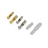 100-1000Pcs 4 Bulet Terminal Car Electrical Wire Connector Diameter 4mm Pin Terminals and Rubber Sleeve in Tin Plated Or Brass(Female Sleeve,500Pcs) view 2