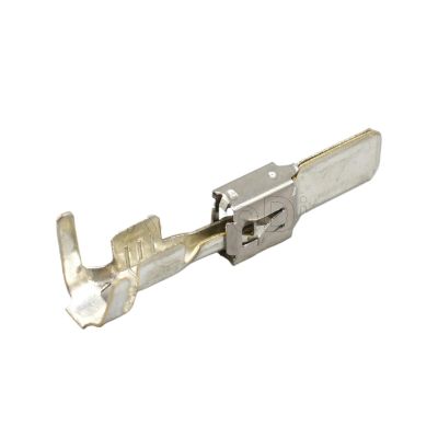 20/50Pcs 6.3mm Series Automotive Car Splices Wire Terminal Non-Insulated Male Female Crimp Terminals DJ6218B-E6.3B DJ6116-6.3C(Male Terminal,100Pcs)