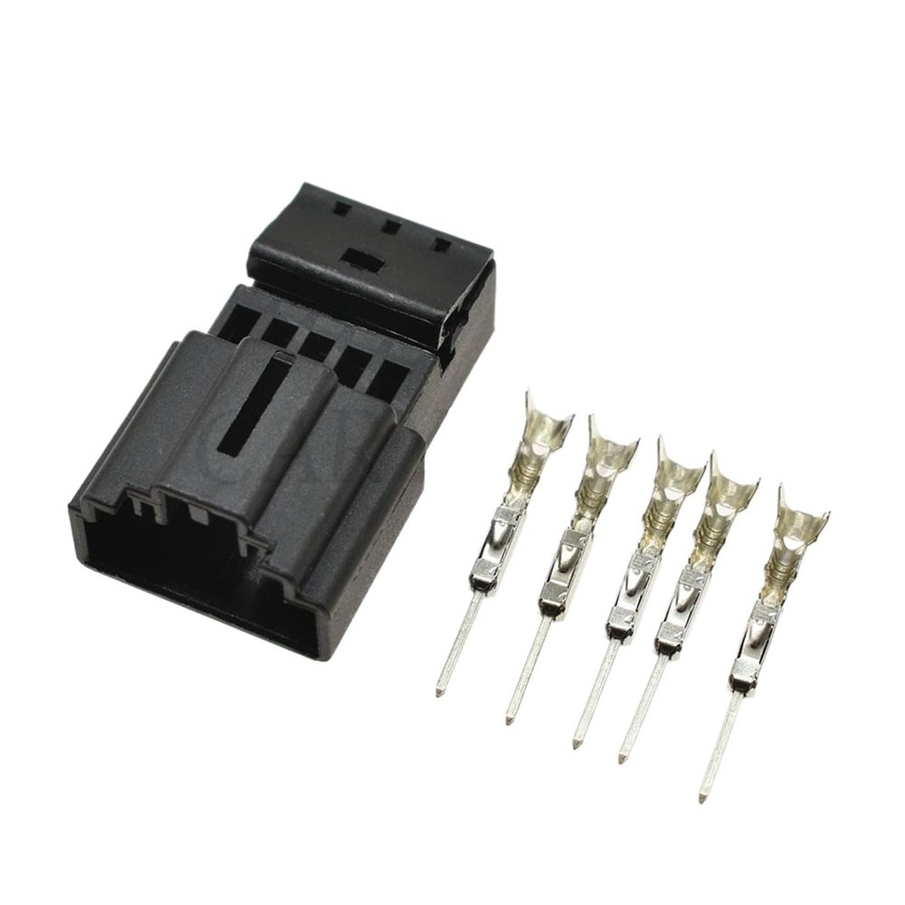 1 Set 5Pin Female Male 8R0973605 1418778-2 1563569-1 8R0973705 Auto Small Current Connector Car Steering Wheel Wire Socket(Male Set)