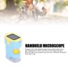 1000X Handheld Microscope Color Screen FHD 10MP Photo Video Capture Fill Light 6 Sample Slides Kids Portable Digital Microscope (Blue) view 3