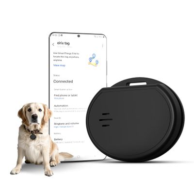 Smart Tags for Samsung- 1 Pack, Work with Smart Things app-IP67 Waterproof, Bluetooth Tracker Tags,Key Finder and Item Locator for Keys, Bags,Luggage Pets,Cats Dogs (Samsung Only)