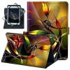 ACWDMKH for Universal 8 7 7.9 9 Inch Android Tablet Case 360 Degree Rotating Leather Stand Folio Cover for Fire HD 8/Galaxy Tab A/Tab E/Tab 4/Tab S2 8.0 & More 7.0-9.0 Inch Tablet,Art Red Dragonfly view 1