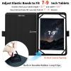 ACWDMKH Universal 8-9 Inch Android Tablet Case - 360 Rotating Leather Stand Folio Cover for Fire HD 8/Galaxy Tab A/E/4/S2 & More 7.0-9.0 Inch Tablet, Dream Catcher Wolf view 2