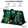 ACWDMKH for Universal 10 10.1 Inch Android Tablet Case 360 Degree Rotating Leather Stand Folio Cover for iPad 9.7/10.2/10.5/Galaxy Tab 9-10.5"/Fire HD10 & More 9.0-10.5 Inch Tablet,Glitter Dragonfly view 3