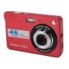 4K Digital Camera 48MP HD 2.7 Inch Screen 8X Zoom Autofocus Beauty Anti Shake, Travel Camera for Teens Kids (Red) view 2