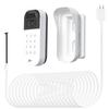 iTODOS Bundle-20ft/6m Power Cable and Adapter + Swivel Mount for myQ Smart Garage Door Video Keypad,Weatherproof Outdoor Flat Charging Cable Continuously Charging Your Video Keypad view 1