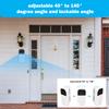iTODOS Bundle-20ft/6m Power Cable and Adapter + Swivel Mount for myQ Smart Garage Door Video Keypad,Weatherproof Outdoor Flat Charging Cable Continuously Charging Your Video Keypad view 2