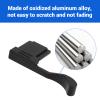 Fydun Camera Thumb Grip Aluminium Alloy Hot Shoe Thumb Rest Support Holder for X100V X100F XE3 XE4 Photo Enthusiasts (Black) view 4
