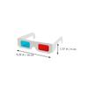 jojofuny 30pcs Anaglyph Cardboard Glasses for Movies and Games Lightweight Frames Travel and Publications Viewing view 2