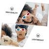 jojofuny 30pcs Anaglyph Cardboard Glasses for Movies and Games Lightweight Frames Travel and Publications Viewing view 3