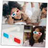 jojofuny 30pcs Anaglyph Cardboard Glasses for Movies and Games Lightweight Frames Travel and Publications Viewing view 4