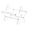 Clear Record Display Shelf,Record Storage Rack,Five-pointed Star Display Stand,Multi functional Vinyl CD Holder Stand,Portable Organizer for Books view 1