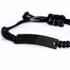 Funny Back End Developer Black Rope Engraved Bracelet Back End Developer Only Because Fucking Miracle Worker Isn't a Real Job Title, Adjustable Back End Developer Christmas Birthday Engraved Gifts view 3