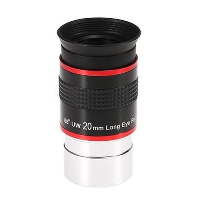 1.25" 68 Degree Ultra Wide Angle Eyepiece 6mm 9mm 15mm 20mm Professional Astronomical Telescope Eyepiece(20mm)