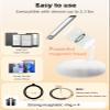 VOLTIFYMAX Magnetic Kindle Holder with Page Turner, Cozy Pillow Kindle Stand for Reading, 360 Adjustable Phone Holder for Bed, Small Bowl for Tablet Stand with Stable Suction Base (White) view 4