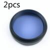 2pcs 1.25 Inches Astronomical Telescope Accessories 1.25 Inch Planetary Filter(Purple) view 2